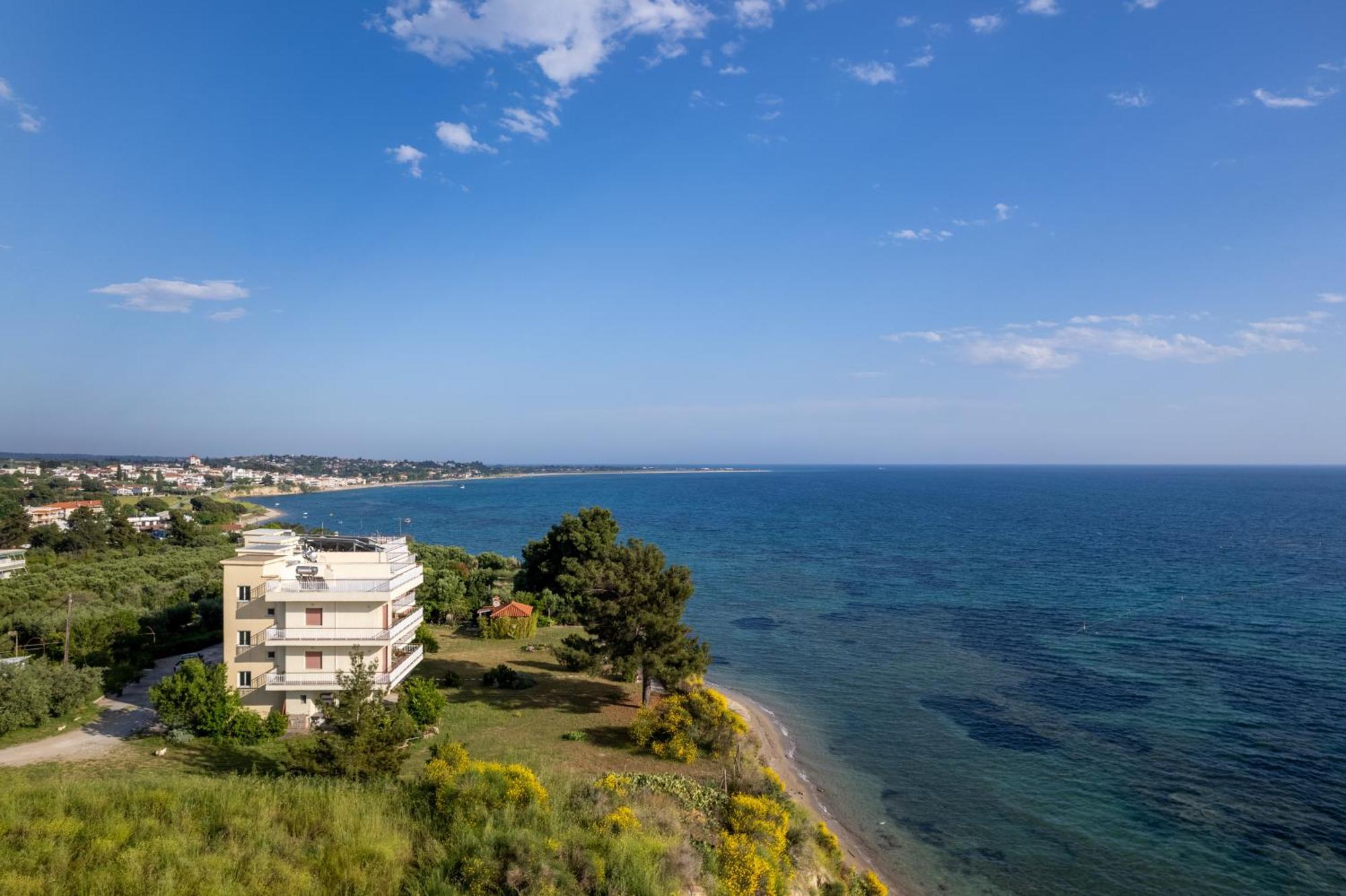 Sunshine House Offering Spectacular Views To Olymp A Apartment Nea Iraklia Exterior photo
